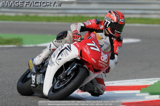 2009-05-10 Monza 0212 Superstock 1000 - Warm Up - Barry Liam Burrell - Honda CBR1000RR